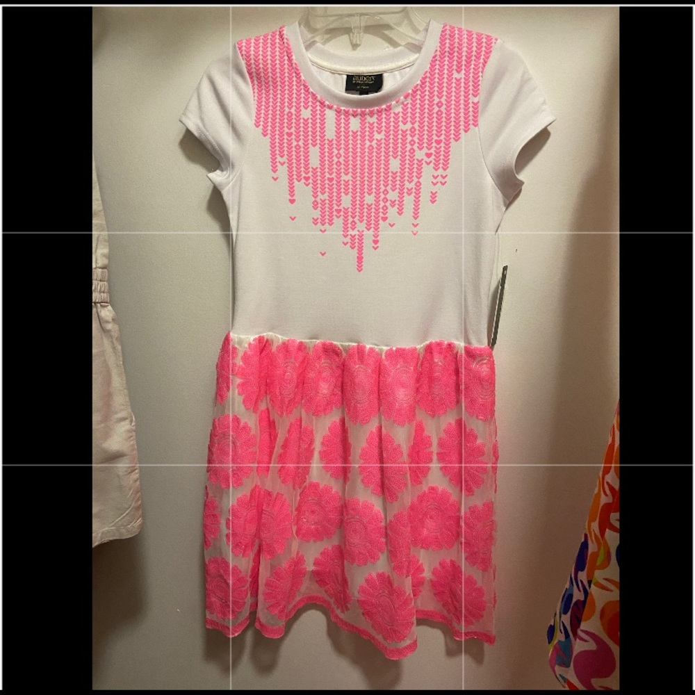 NWT Laundry by Shelli Segal T-Shirt & Tulle dress girls size 12